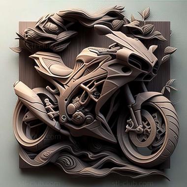 3D модель Kawasaki ER 6n (STL)